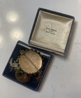 Antique Portrait Brooch Of Baby Brothers W Locks Of Old Hair In Box  Sentiment 
