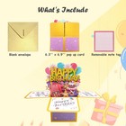 Robbear Funny Happy Birthday Pop Up Card  Sweet 3d Birthday Gift Box For Both