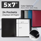 Dunwell Small Photo Album 5x7  2-pack  Black   5x7  W  Blk Paper  Black 