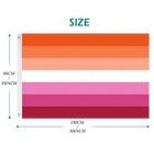 Geeric Lesbian Flag 3x5 Foot- Vivid Color And Uv Fade Resistant - Lgbtq  Prid   