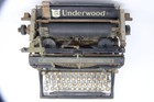 1923 Vintage Underwood Standard Semitic Yiddish Hebrew Typewriter 46t