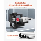 Uimoso Pipe Tube Notcher 1 2 To 3-inch Tubing Notcher With 0 To 50    Angle