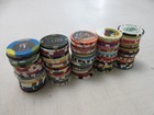100 Casino Gaming Poker Chip Lot Las Vegas  1 New   Used Chipco Paulson Clay
