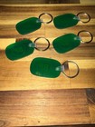 Vintage Bp British Petroleum Keychains Lot Of 5 Green Logo Oil Gas Advertising
