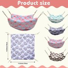 4 Pcs Guinea Pig Rat Hammock Hanging Nap Bed Accessories Ferret Small Animal Pet