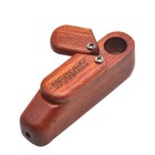Rotary Wooden Smoking Pipe Portable Wood Pipe With Tobacco Storage Box