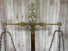 Rare Antique Brass Balance Scale