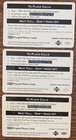 1995 Upper Deck Gte Joe Montana Nfl Phone Card Set  3 Cards  Unscratched
