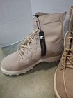 Sorel Women Boots Caribou Otm Waterproof Sand Combat Fabric  Size Us 7 5 New