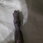 Primitive Vintage Antique African Carved Wooden Spear   Short Sword Sculpture