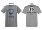 Air Force  Johnson Air Base  japan  usaf 2-sided Shirt  Usaf Licensed