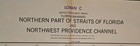 Vintage 1981 Nautical Chart 26320 Straits Of Florida Bahamas Loran-c Map 36x48