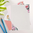 36 Pcs Writing Paper And Envelopes Set warm Floral Themed Stationary Set For    