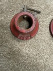 Vtg Lot Of 4 York Bar Bell Collar Lock Set 2 Dumbbell Bars Sleeves Cast Iron