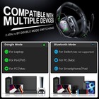 Wireless Gaming Headset For Ps5  Ps4  Pc  Switch     2 4ghz   Bluetooth Gaming Hea