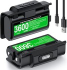 2pcs 3600mwh Rechargeable Battery Pack For Xbox Series X s Controller charge Kit