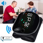 Automatic Wrist High Blood Pressure Monitor Bp Cuff Machine Heart Rate Gauge Kit