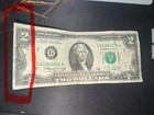 1976 2 Dollar Bill Misprint  Misalignment Rare And 30303 Sequence  