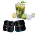 Ice Balls Maker Round Sphere Tray Mold Cube Whiskey Ball Food Grade Silicone