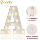 Led Marquee Letter Lights Sign  Light Up Alphabet Letter For Home Party Weddi   