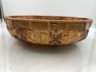 Vintage Tobacco Basket Southeast Asian Bamboo Hexagon Shape