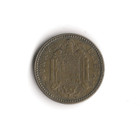 1947 Spain - 1 Peseta - 267 - Aluminum Bronze - 3 5g