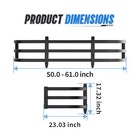 For 2005-2026 Nissan Frontier 50-61  Adjustable Truck Bed Extender Cargo Divider