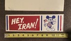 Vintage 1970s Political Cold War Era Iran russia Bumper Sticker  s  Lot Of Three