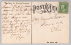1909 Copenhagen Denmark Street Scene Postcard W  Danish Flags   Cafe Mason Ohio