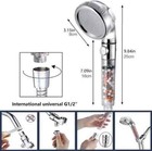 High Pressure Shower Head 3 Settings Handheld Shower Heads Spray With 5 Ft Hose