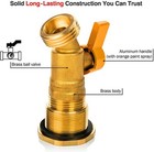 Water Spigot For Rain Barrel With Bulkhead Fitting - For Outdoors  Freeze Proof