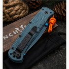 Benchmade Bm18060 Folding Pocket Knife Blue Handle Blue Blade Edc