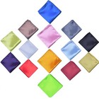 Men s Satin Silk Pocket Square Hankie Hankerchief Wedding Party Formal Suit
