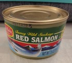 Lot 12  Sea Alaska Fancy Wild Sockeye Red Salmon Omega-3-  7 5 Oz  Exp  8 2026