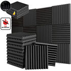 Lot 72 Pack 12 x12 x1  Acoustic Foam Panel Wedge Studio Soundproofing Wall Tiles