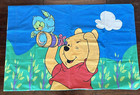 Vintage Pillow Case Disney Winnie Pooh Pillowcase Standard Double Sided Map Usa