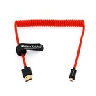 8k 2 1 Micro Hdmi To Full Hdmi Braided Coiled Cable For Atomos Ninja V 4k 60p