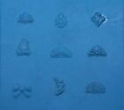 Shot Plate 9 Designs Assorted Shapes Impression Die   Silversmith Die 