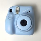 Fujifilm Instax Mini 7  Light Blue Camera W  Case   Photo Album Tested
