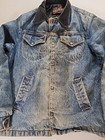 Vtg 70s 80s Sears Roebucks Denim Jean Jacket W  Corduroy Collar Men s Classic Lg