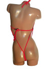 Nwt Sexy One Piece Adjustable Back Thong Bodysuit Slingshot Pole Dancer Deep V