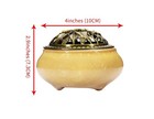 Miupoo Incense Burner And Cone Incense Holder With Brass Incense Stick Holder   