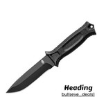 Gerber Gear Strongarm - Fixed Blade  Full Tang Knife - Black  Plain Edge-