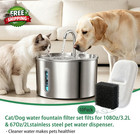 Cat Water Fountain Filter Set   10 Carbon Filters  10 Foam Sponges Replacement