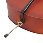 New 4 4 School Student Beginner Wood Color Basswood Cello W bag Bow Rosin Bridge