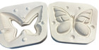 Vintage Ceramic Mold Unbranded C1077 Large Butterflty 6 5x5 
