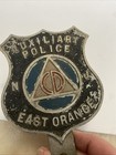 Rare Auxiliary Police East Orange New Jersey License Plate Topper Civil Defense 
