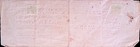 1792 Danvers  Mass  Carriage Tax Payment Receipt  Part Printed