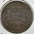 1804 Draped Bust Half Cent Plain 4 Stemless Vf Details Cleaned  Damaged