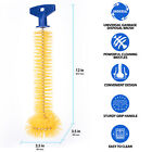 Mr  Scrappy Kitchen Garbage Disposal Cleaning Brush  Sturdy Grip Handle  11 Inch